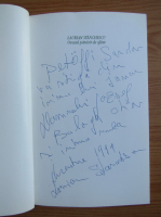 Laurian Stanchescu - Orasul parasit de sfant (cu autograful si dedicatia autorului pentru Balogh Jozsef)