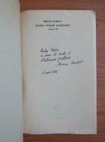 Mircea Scarlat - Istoria poeziei romanesti (volumul 3, cu autograful si dedicatia autorului pentru Balogh Jozsef)