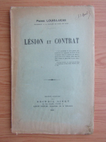 Pierre Louis Lucas - Lesion et contrat (1926)
