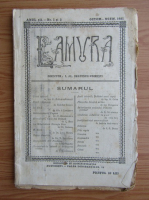 Revista Lamura, anul III, nr. 1-2, octombrie-noiembrie 1921