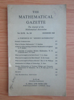 The mathematical gazette, nr. 362, decembrie 1963
