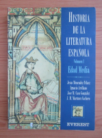 Historia de la literatura espanola, volumul 1. Edad Media