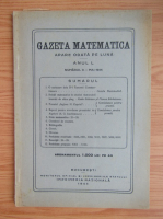Gazeta matematica, anul L, nr. 9, mai 1945