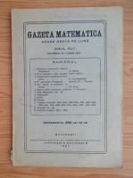 Gazeta matematica, anul XLII, nr. 10, iunie 1937
