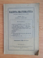 Gazeta matematica, anul XLII, nr. 7, martie 1937