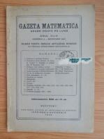 Gazeta matematica, anul XLIX, nr. 4, decemvrie 1943