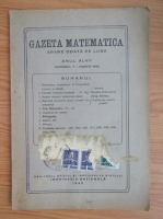 Gazeta matematica, anul XLVII, nr. 7, martie 1942