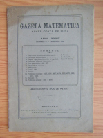 Gazeta matematica, anul XXXIX, nr. 6, februarie 1934