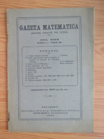 Gazeta matematica, anul XXXIX, nr. 8, aprilie 1934