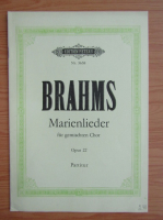 Johannes Brahms. Marienlieder for gemischten chor