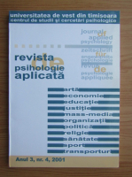Revista de psihologie aplicata, anul 3, nr. 4, 2001