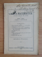 Revista Gazeta Matematica, anul XXXI, nr. 6, februarie 1926