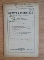 Revista Gazeta Matematica, anul XXXIII, nr. 8, aprilie 1928