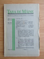 Revista Tara de Maine, anul III, nr. 9-10, septembrie-octombrie 1937