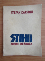Stefan Carstoiu - Stihii. Poeme in proza (1943)