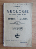 Ioan Simionescu - Elemente de geologie pentru cursul superior de liceu (1925)