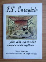 Ion Luca Caragiale - File din carnetul unui vechi sufleor