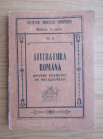 Iustina Itu - Literatura romana pentru examenul de bacalaureat