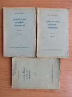 Ovid Densusianu - Literatura romana moderna (3 volume, 1929)