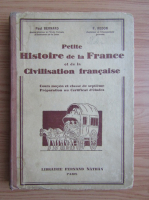 Paul Bernard - Petite histoire de la France et de la civilisation francaise (volumul 2, 1936)