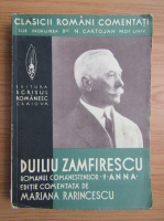 Duiliu Zamfirescu - Romanul Comanestilor, volumul 5. Anna (1938)
