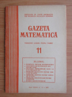 Gazeta Matematica, anul LXXXII, nr. 11, 1977