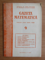 Gazeta Matematica, anul LXXXII, nr. 9, 1977