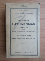 Ioan Nadejde - Dicitonar latin-roman complet (1926)