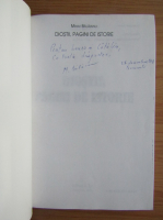 Mihai Balaianu - Diostii, pagini de istorie (cu autograful autorului)