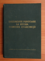 N. Simache - Documente privitoare la istoria comunei Starchiodj