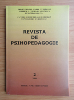 Revista de psihopedagogie, nr. 2, 2006