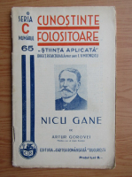Artur Gorovei - Nicu Gane (1939)