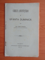 Constantin Nazarie - Sambata adventistilor si Sfanta Duminica (1914)