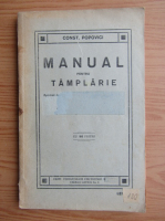 Constantin Popovici - Manual pentru tamplarie (1934)