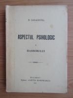 D. Caracostea - Aspectul psihologic al rasboiului (1922)
