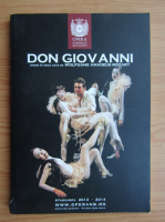Don Giovanni. Opera in doua acte de Wolfgang Amadeus Mozart