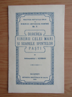 I. Scriban - Durerea Vinerii Celei Mari si soarele Sfintelor Pasti (1924)