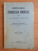Ioan Mihalcescu - Explicarea evangheliilor duminecale (1932)