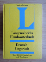 Langenscheidts Handworterbuch Ungarisch (volumul 2)