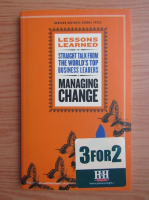 Lessons learned. Managing change