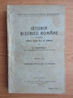 Nicolae Dobrescu - Istoria Bisericii Romane intocmita pentru clasa a VII-a de seminar (1923, editia a II-a)