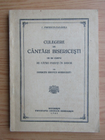 I. Popescu Pasarea - Culegere de cantari bisericesti (1940)