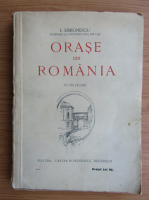 I. Simionescu - Orase din Romania (1925)