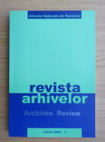 Revista Arhivelor, anul LXXXVI, nr. 2, 2009