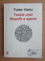 Tudor Vianu - Tezele unei filosofii a operei