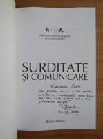 Barbu Florea - surditate si comunicare (cu autograful autorului)