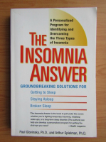 Paul Glovinsky - The insomnia answer
