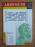 Revista Arhimede, nr. 1-2, ianuarie-februarie 2004