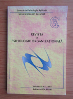 Revista de psihologie organizationala, volumul 1, nr. 1, 2001