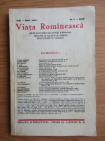 Revista Viata Romaneasca, anul XXXII, nr. 6, iunie 1940